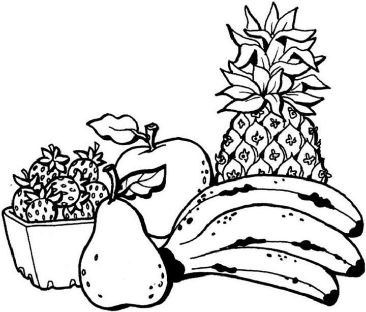 Fruit Coloring Pages for Kids