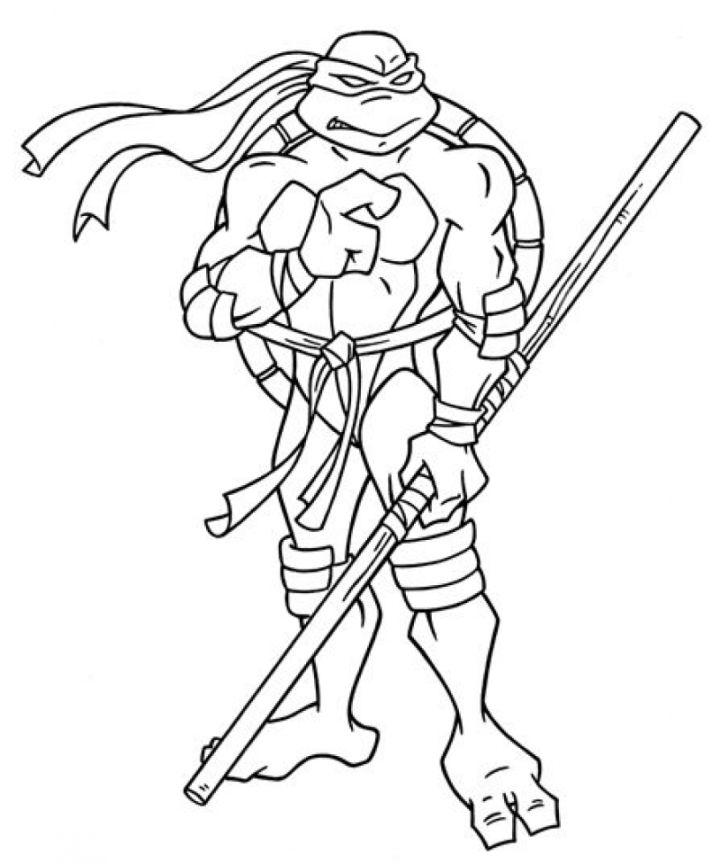 Full Size Ninja Turtle Coloring Pages