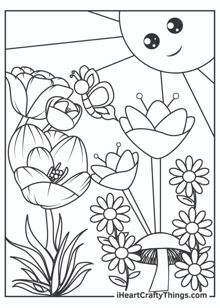 Garden Coloring Pages and Printables