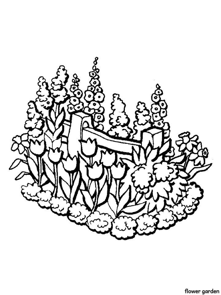 Garden Theme Coloring Pages for Toddlers