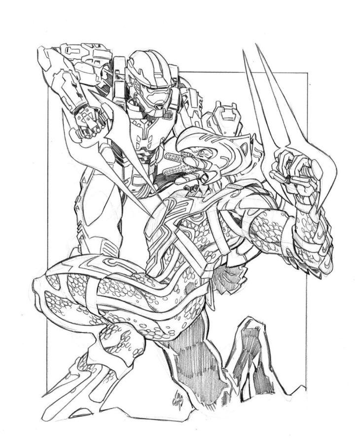 Halo Coloring Pages to Print