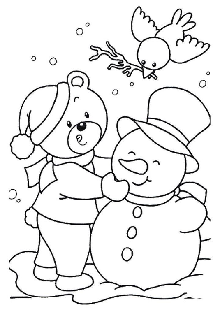 January Coloring Pages for Toddler