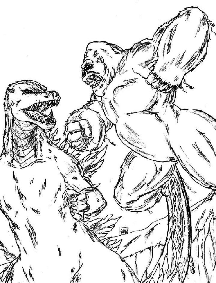 King Kong Coloring Pages and Printables