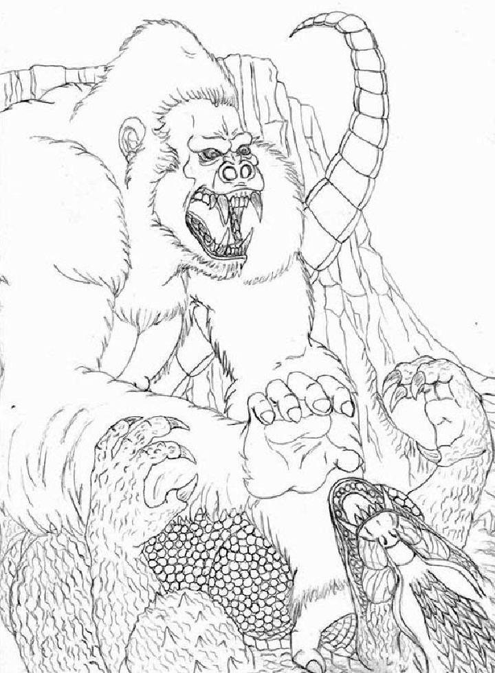 King Kong Pictures to Color