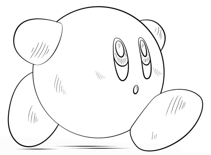 Kirby Coloring Book Pages