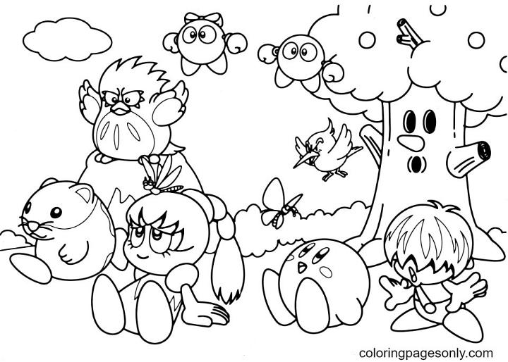 Kirby Coloring Pages and Printables