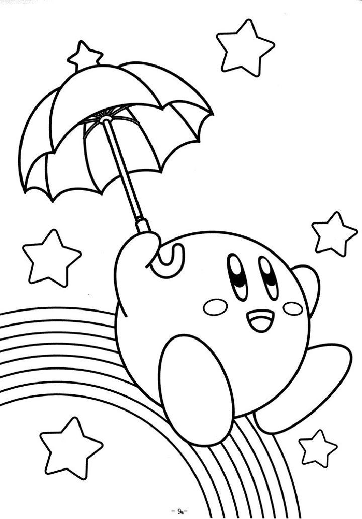 Kirby Coloring Pages for Kids