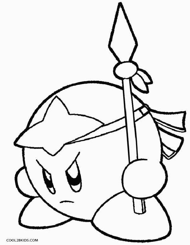 Kirby Coloring Pages for Little Ones