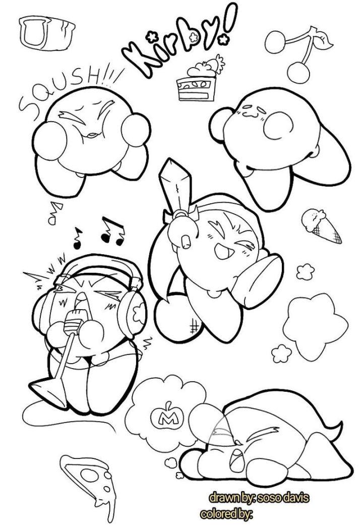 Kirby Coloring Pages to Download