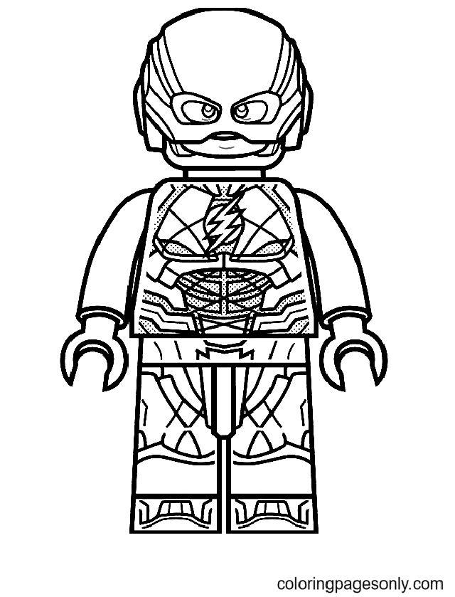 Lego Flash Coloring Page