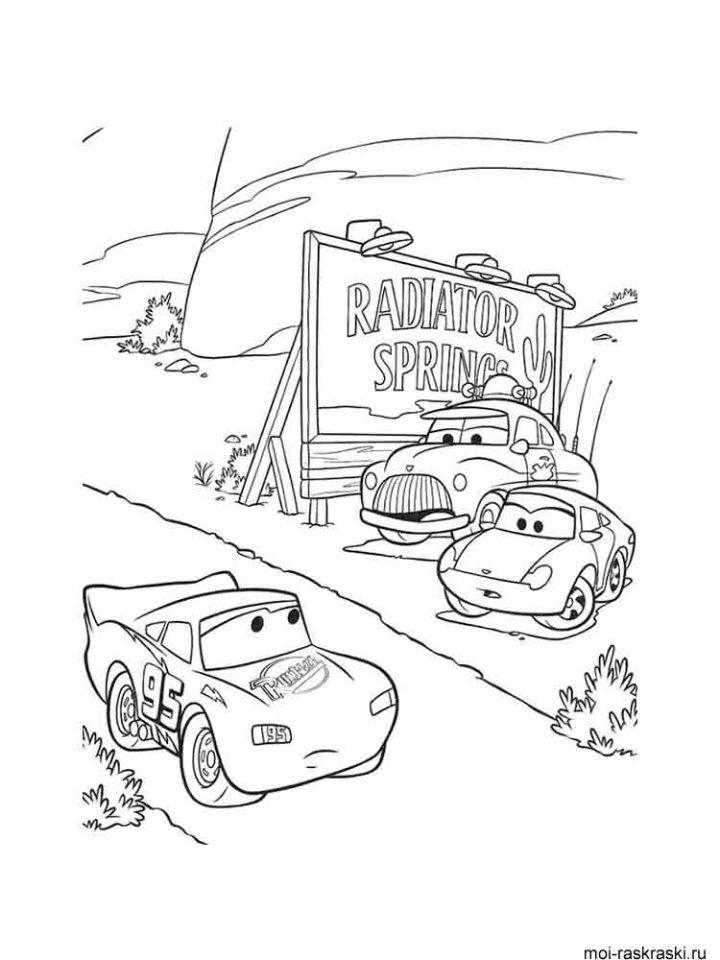 Lightning Mcqueen Coloring Book Pages