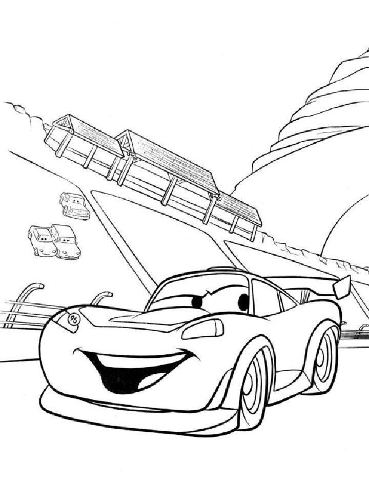 Lightning Mcqueen Coloring Pages and Printables