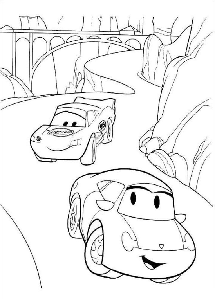 Lightning Mcqueen Pictures to Color and Print