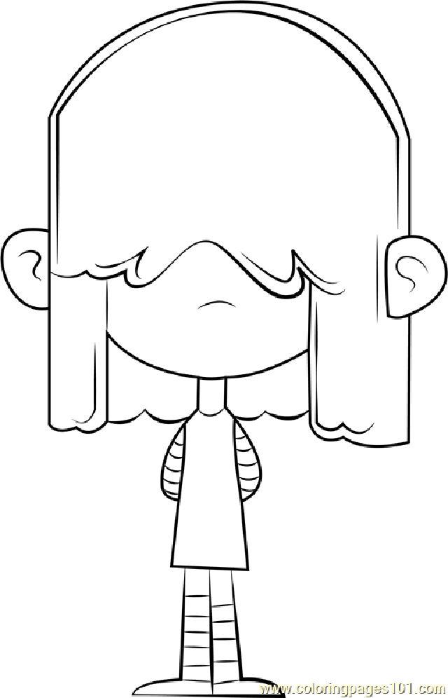 Lucy Loud Coloring Page to Print