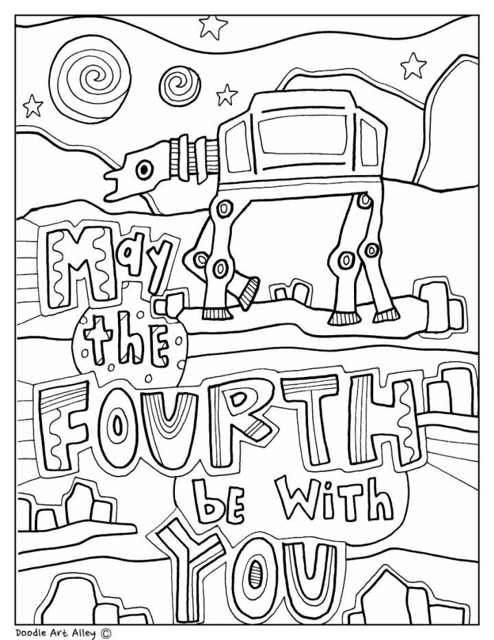 May the 4th Coloring Pages