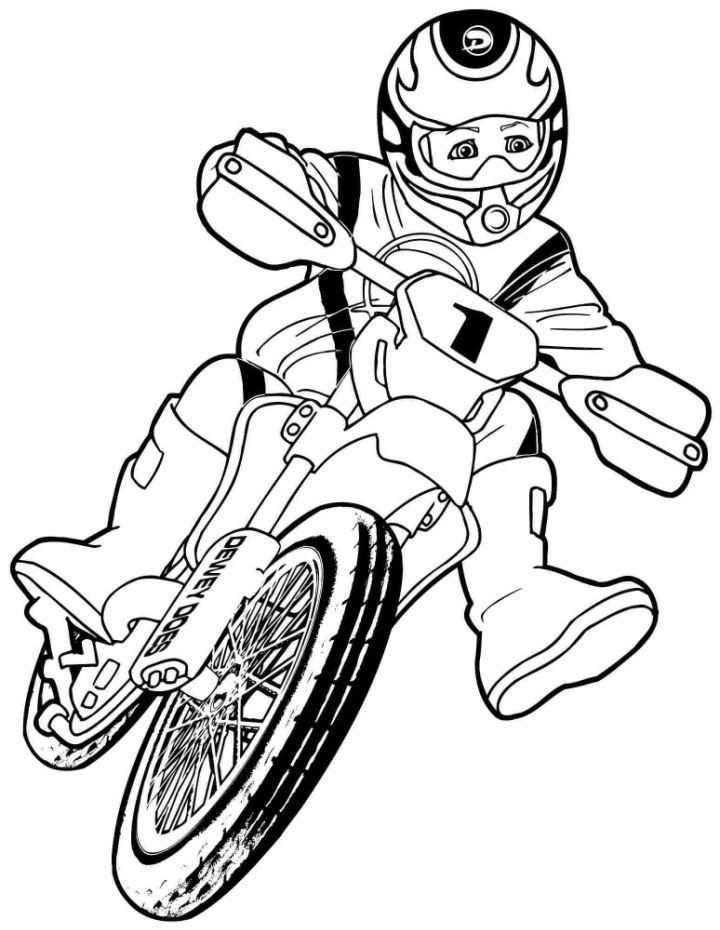 Motorcycle Coloring Pages for Boys