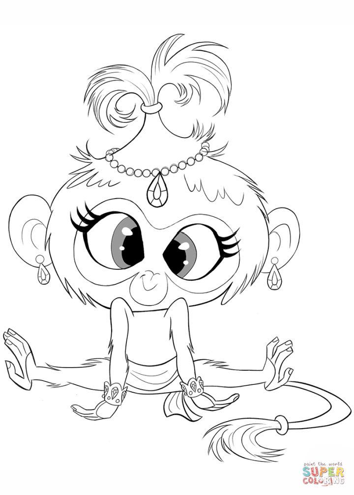 Nick Jr Shimmer And Shine Coloring Pages