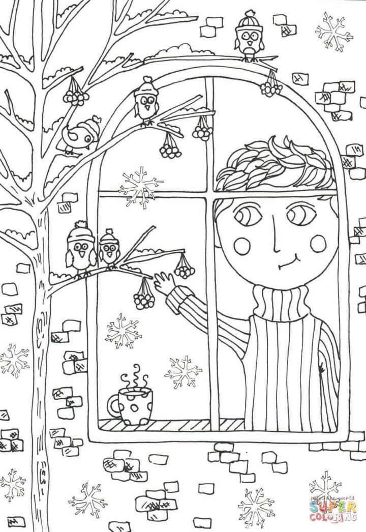 November Themed Coloring Pages