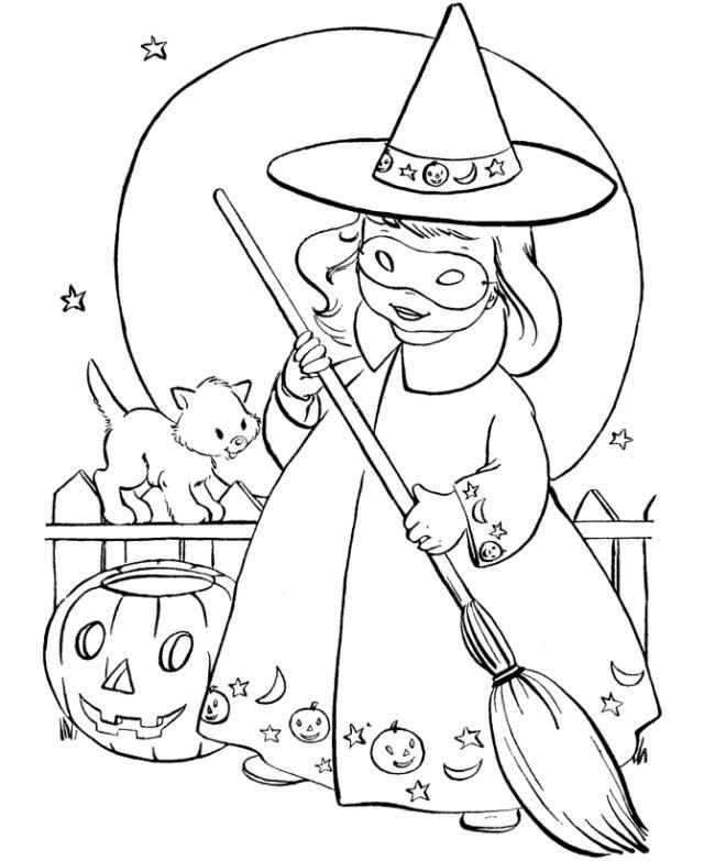 October Coloring Pages for Kids