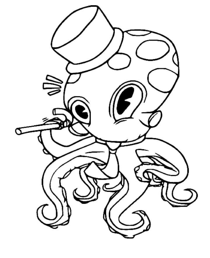 Octopus Coloring Pages for Little Ones