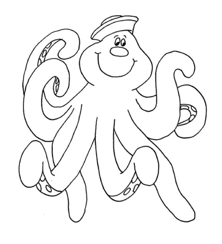 Octopus Coloring Pages for Toddlers