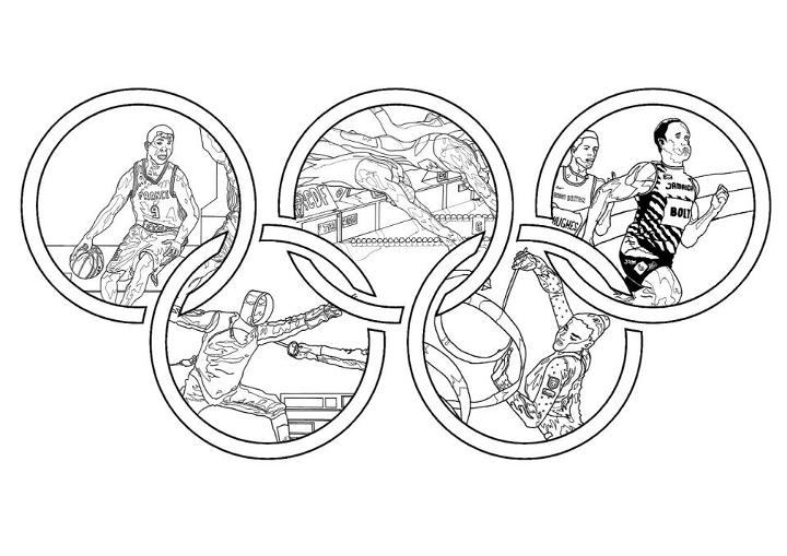 Olympic Coloring Pages for Adults