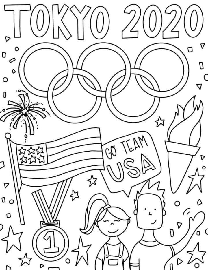 Olympic Pictures to Color and Print