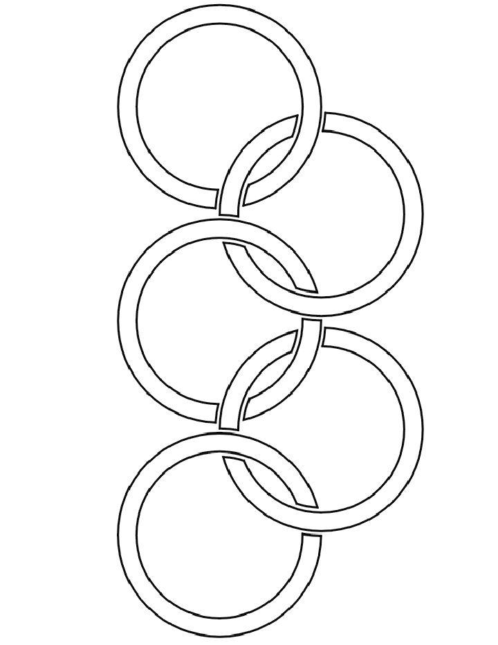 Olympic Rings Coloring Pages