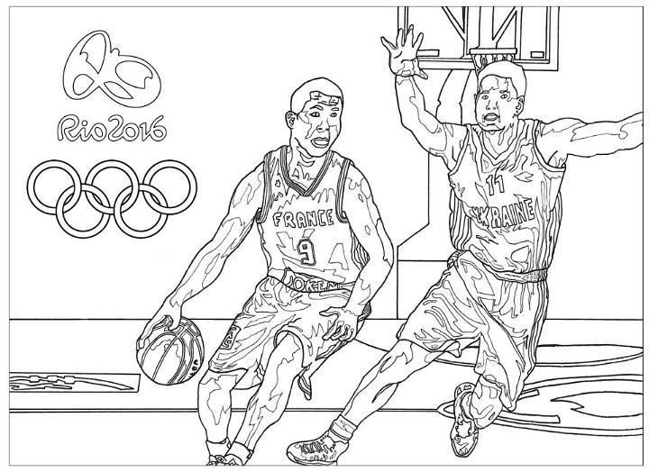 Olympics Coloring Pages Tracer Pages and Posters