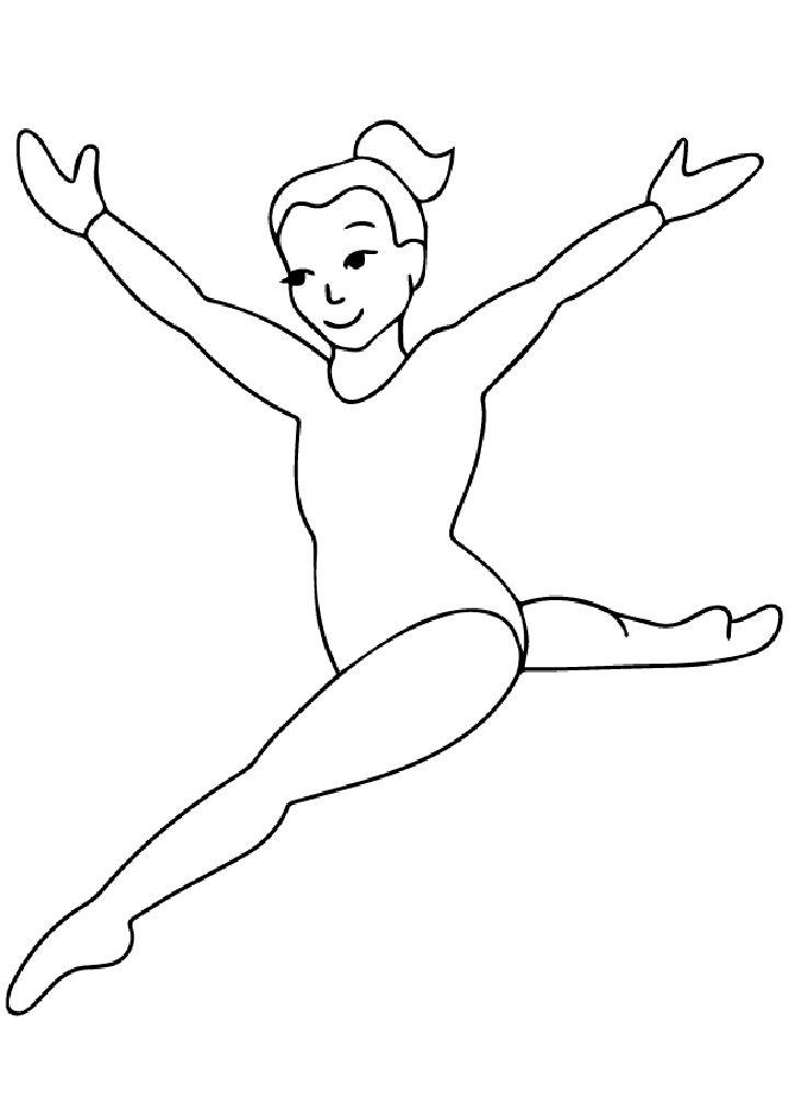 Olympics Coloring Pages for Toddlers