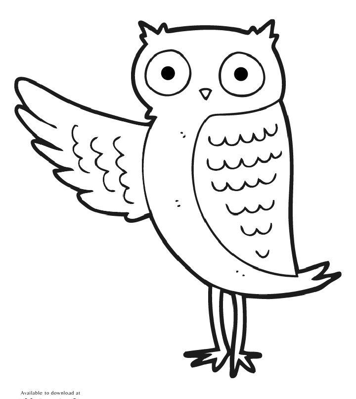 Owl Coloring Pages and Activities