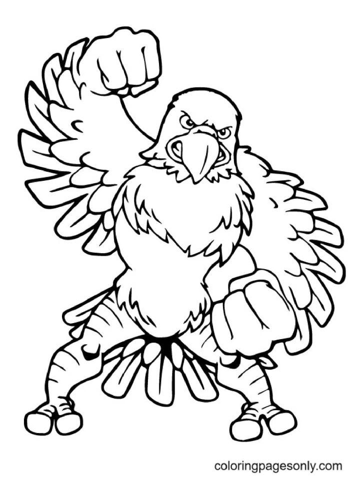 Preschoolers Eagle Coloring Pages