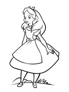 25 Free Alice in Wonderland Coloring Pages for Kids