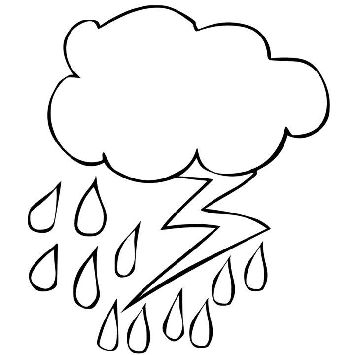 Printable April Showers Coloring Pages