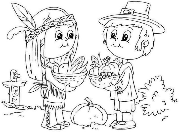 November Coloring Pages, Tracer Pages, and Posters