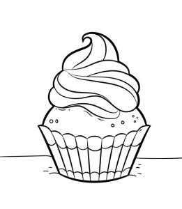 20 Free Dessert Coloring Pages for Kids and Adults - Blitsy