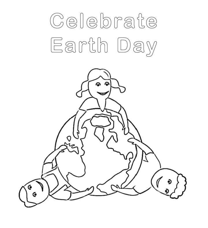Earth Day Coloring Book Pages