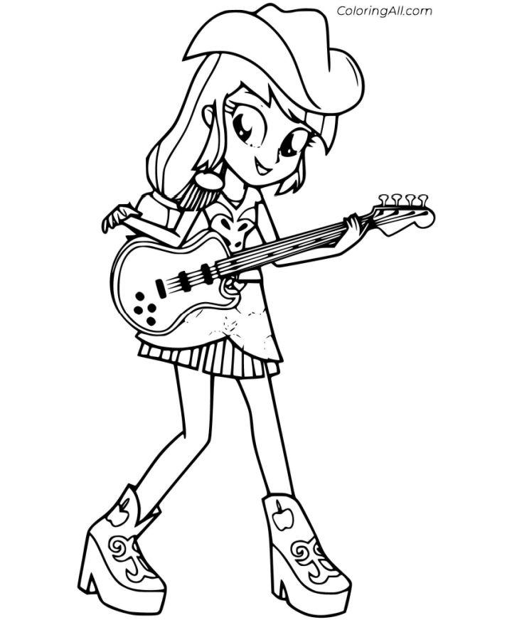 Printable Equestria Girls Coloring Pages
