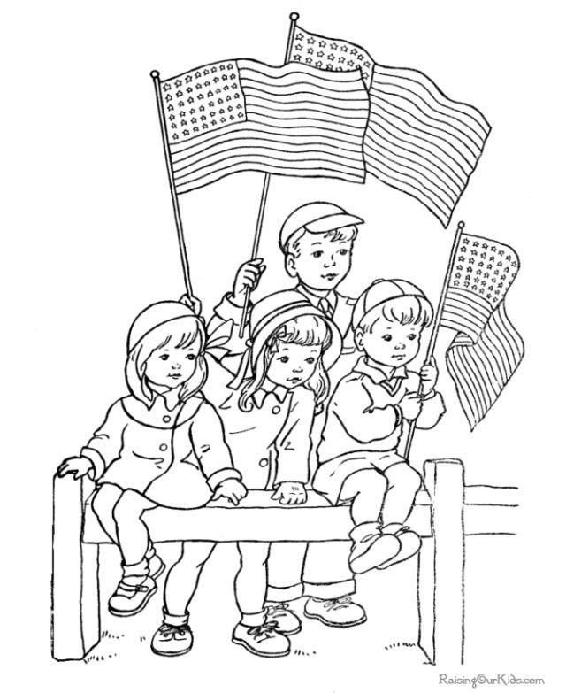Printable Memorial Day Coloring Pages