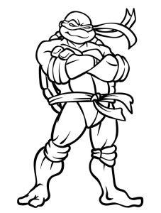 20 Free Ninja Turtle Coloring Pages for Kids and Adults