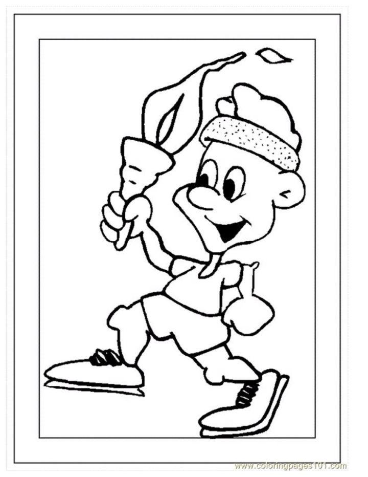 Printable Olympics Coloring Pages