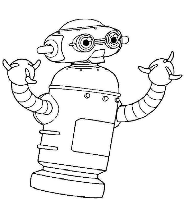 Printable Robot Coloring Pages for Kids
