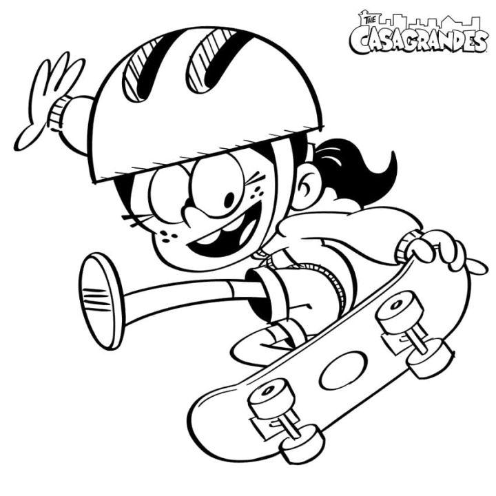 Printable Ronnie Anne Coloring Page