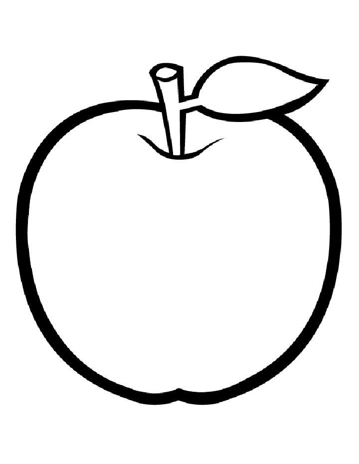 Red Apple Coloring Pages and Activities