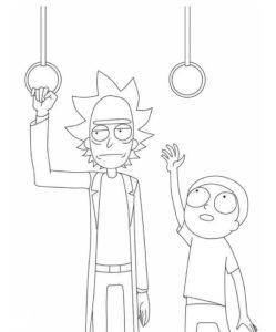 15 Free Rick and Morty Coloring Pages for Kids and Adults