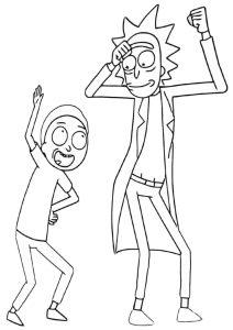 15 Free Rick and Morty Coloring Pages for Kids and Adults