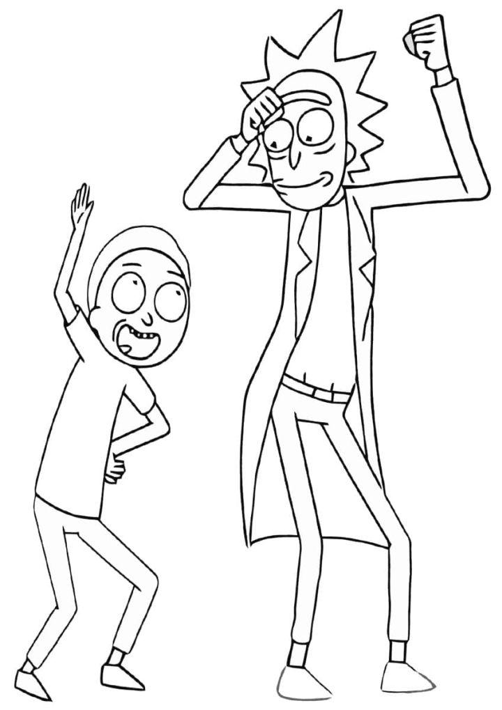 Rick and Morty Coloring Pages to Print