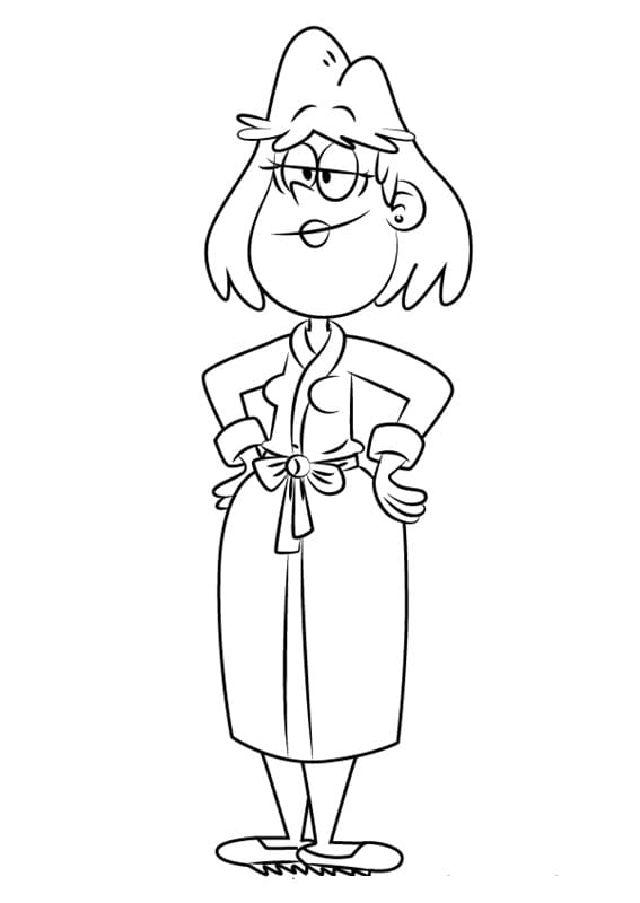 Rita from the Loud House Coloring Page