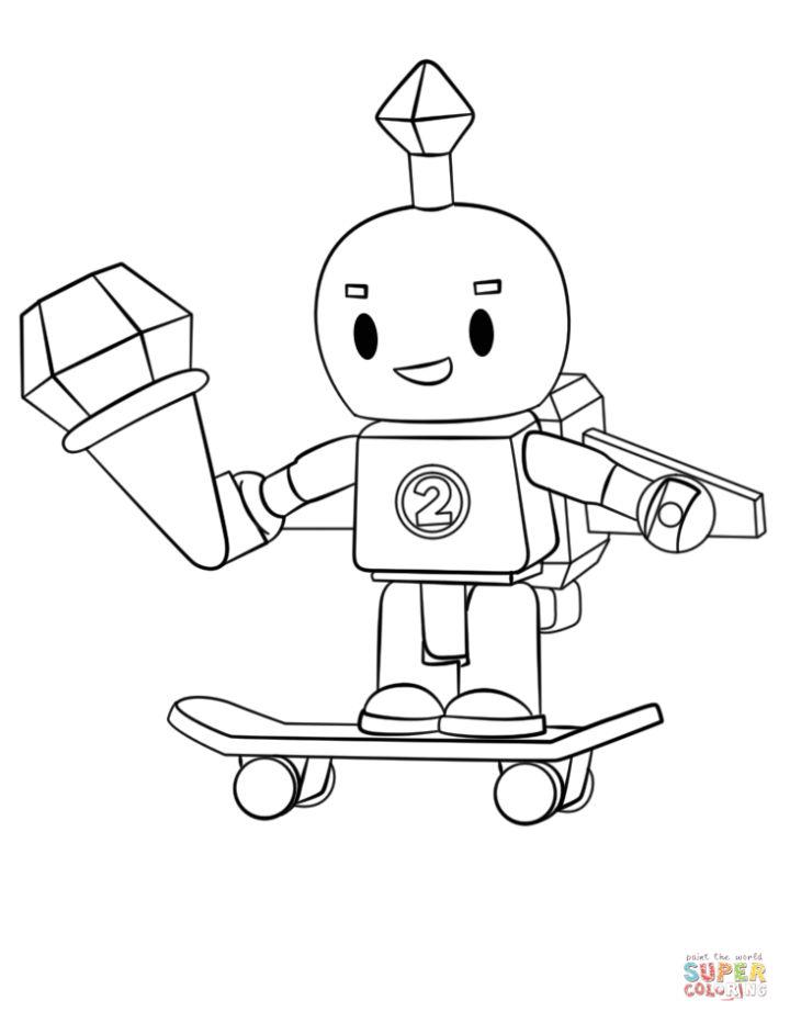 Roblox Robot Coloring Page