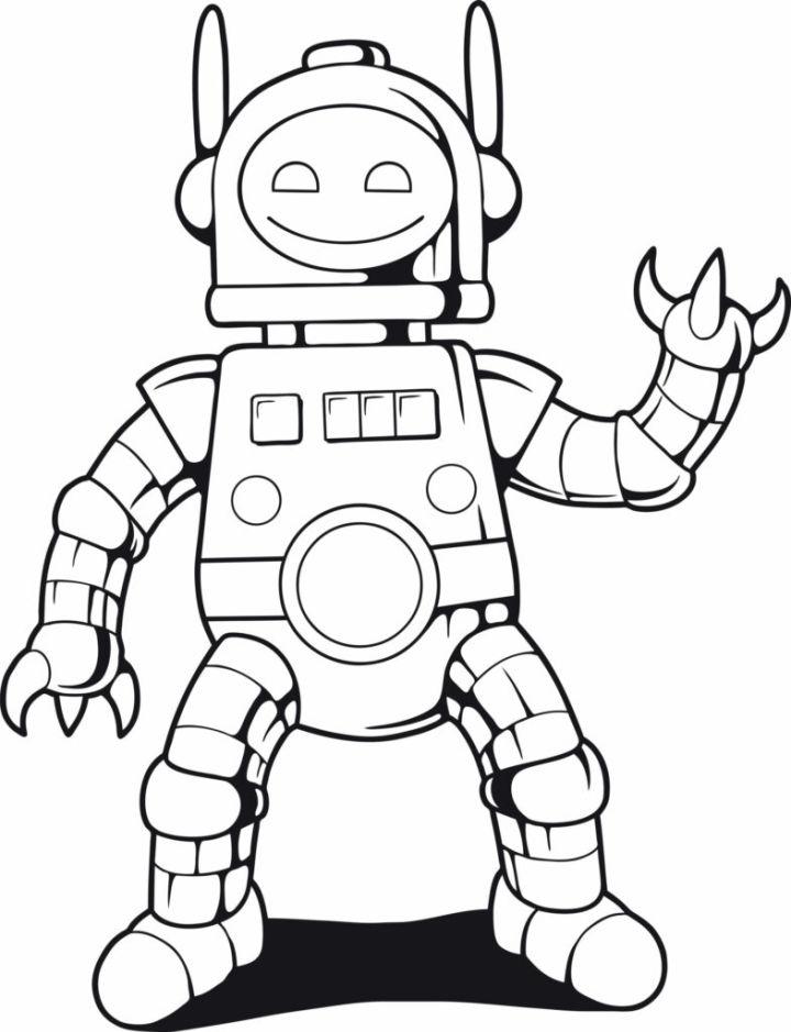 Robot Coloring Pages for Children